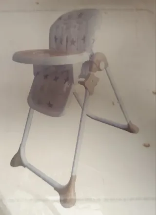 Trona de bebé con cojín estampado