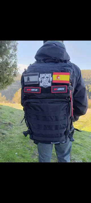 Mochila Táctica Militar BAPLONEX 45L Negra