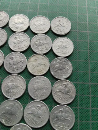 21 Monedas 5 Céntimos Estado Español 1945