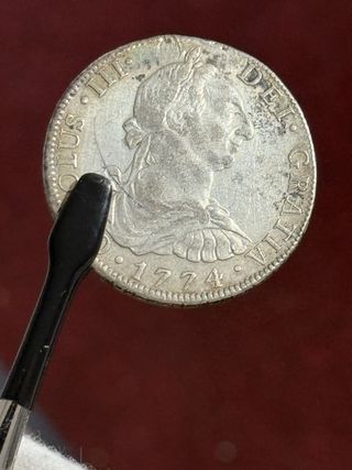8 Reales Carlos III 1774 México FM