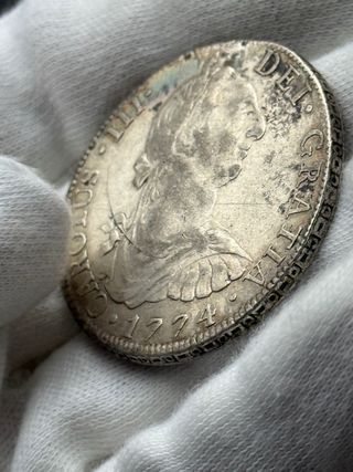 8 Reales Carlos III 1774 México FM