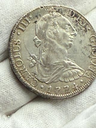 8 Reales Carlos III 1774 México FM