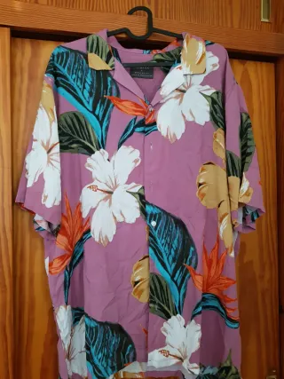 Camisa Hawaiana Multicolor Talla XL