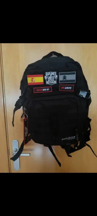 Mochila Táctica Militar BAPLONEX 45L Negra