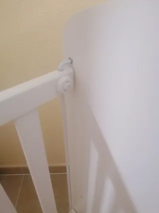 Cuna bebé madera + colchón + Edredón y chichonera