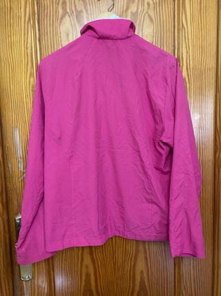 Chaqueta Cortavientos Adidas Mujer Rosa