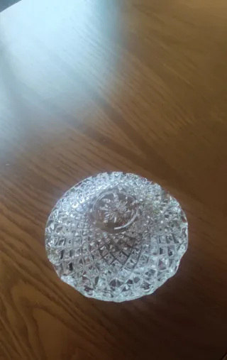 Cajita joyero cristal tallado