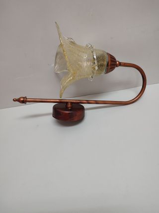 Lámpara Aplique Pared Tulipa Cristal