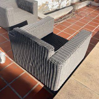 Sillones de jardín ratán