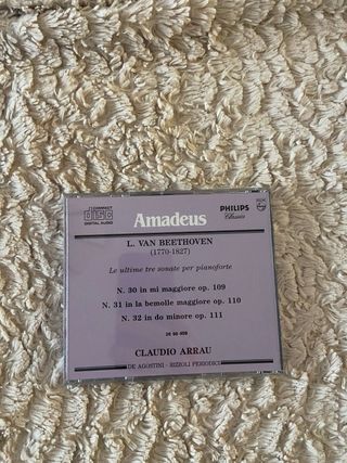 CD Beethoven - Sonatas Piano Claudio Arrau