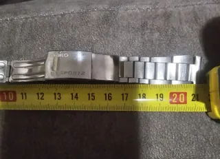 Correa Reloj Seiko Sports Plata ( NO WALLAPAY)