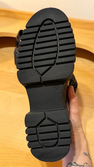 Zapatos negros plataforma chunky