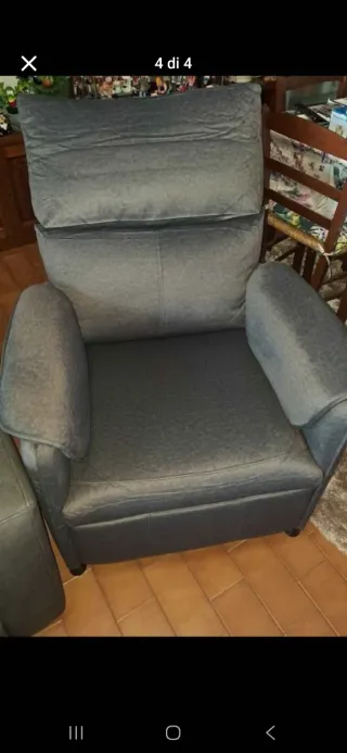 Poltrona relax elettrica reclinabile NUOVA