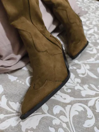 Botas altas de ante