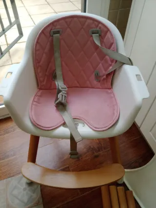 Trona evolutiva Kinder kraft bebé rosa