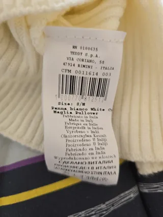 Maglia Runascimento bianco panna, taglia s/m