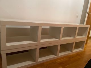 2 Estanterías Blancas Ikea