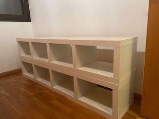 2 Estanterías Blancas Ikea