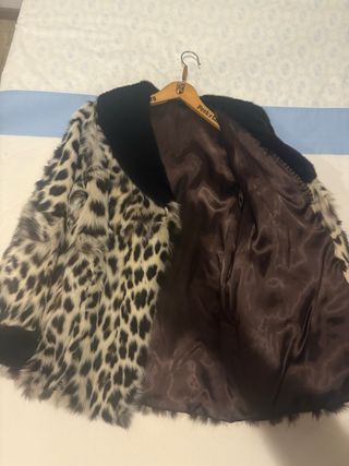 Abrigo de piel de ocelote original.