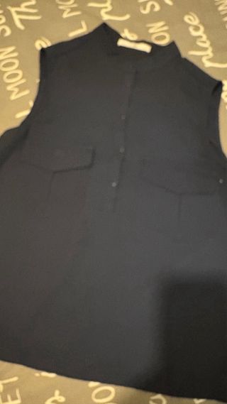 Blusa lm azul marino talla S