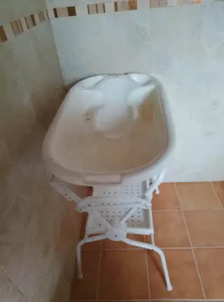 Soporte bañera cambiador bebé
