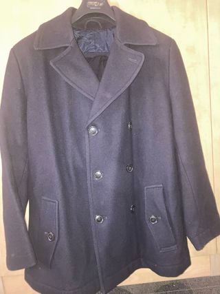 Chaquetón cruzado azul hombre Tommy Hilfinger