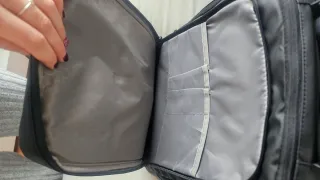 NUEVA Mochila negra acolchada