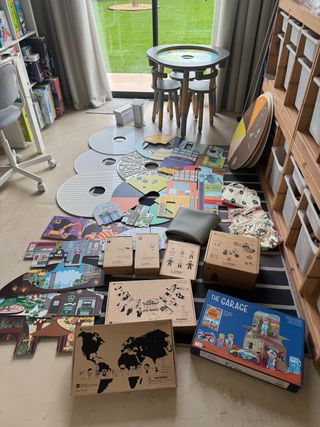 Figuras de madera para juego