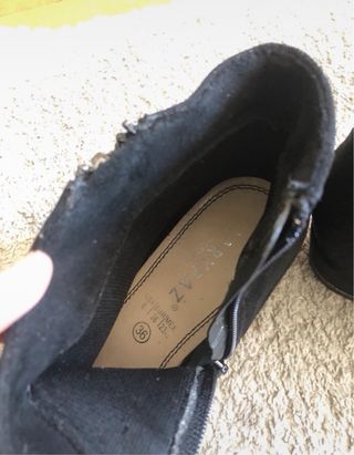 Botines negros mujer talla 36