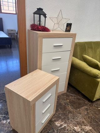 OFERTA!!!! Cómoda Sinfonier + Mesitas de Noche