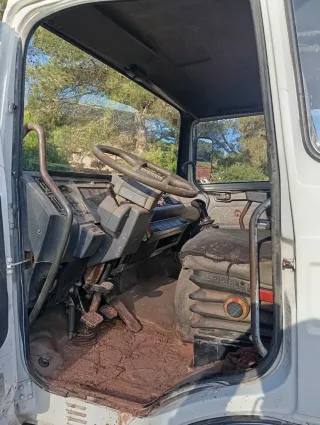 Camión grúa con volquete