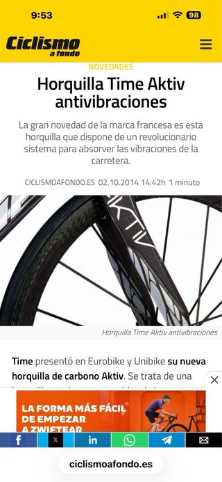 Bicicleta Time Skylon XL