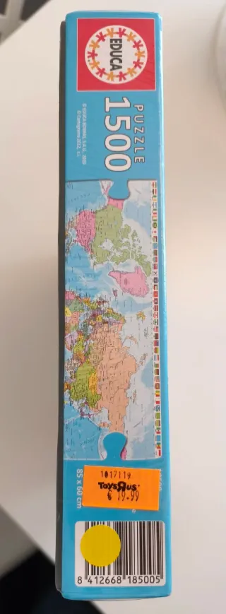 Puzzle Mapa Mundi 1500 Piezas Educa