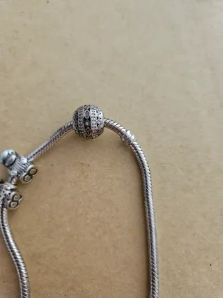 Pulsera Pandora Plata 3 Charms
