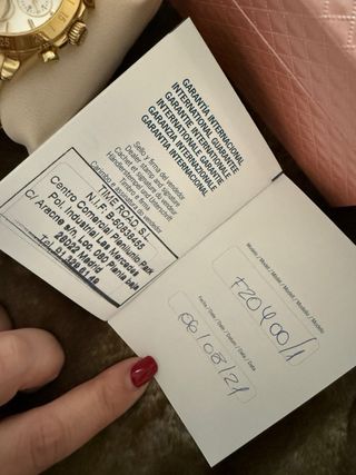 Reloj Festina Dorado Cronógrafo Caja y Garantía