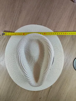 Panama hat High end quality white black small size