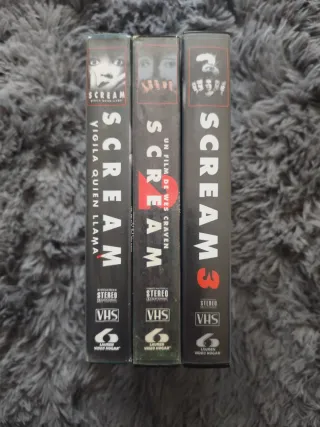 Trilogía Scream VHS Ed. Videoclub
