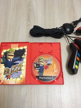 Buzz! El Gran Reto PS2 + Buzzers