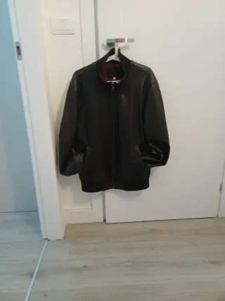 Giubbotto uomo in pelle Conbipel nero