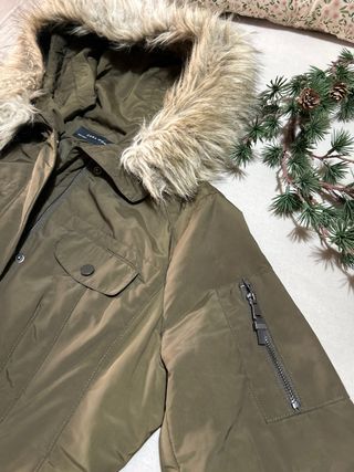 Chaqueta Zara Mujer Talla L Verde Militar