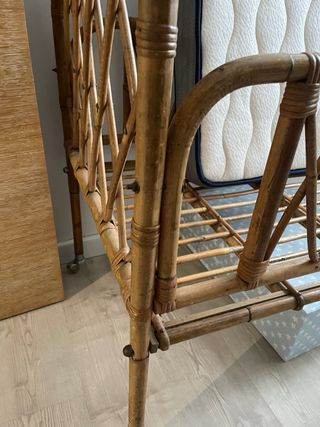 Cuna de caña natural