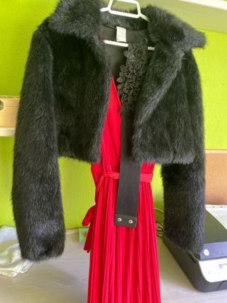 Torera de pelo sintético para eventos