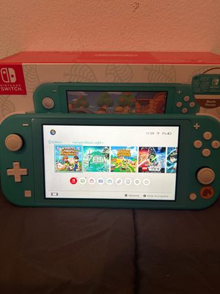 Nintendo Switch Lite Animal Crossing Ed.