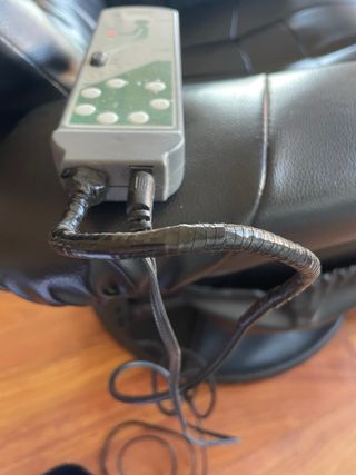 Sillón Relax Masaje Cuero Sintético Negro