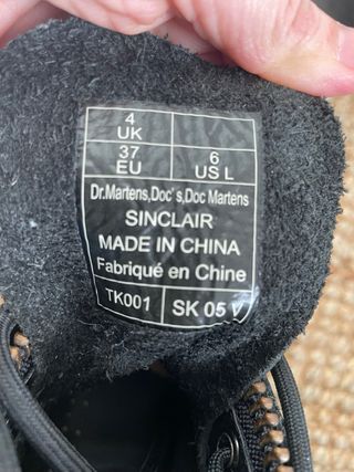 Botas Dr. Martens Sinclair Cremallera