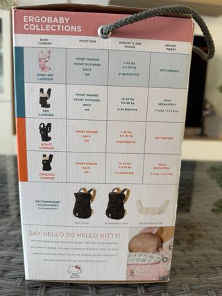 Mochila Ergobaby Omni 360 Hello Kitty