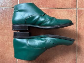 Botín PIEL Sandra Fontán verde T.39