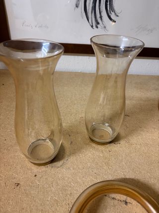 Ricambi Lampadario Vetro Murano Oro Trasparente