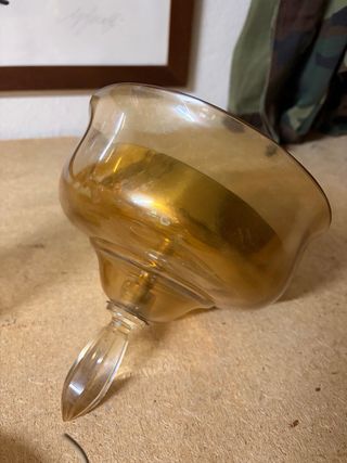 Ricambi Lampadario Vetro Murano Oro Trasparente