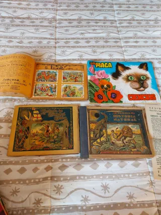 Lote Álbumes Cromos Vintage Disney y Más